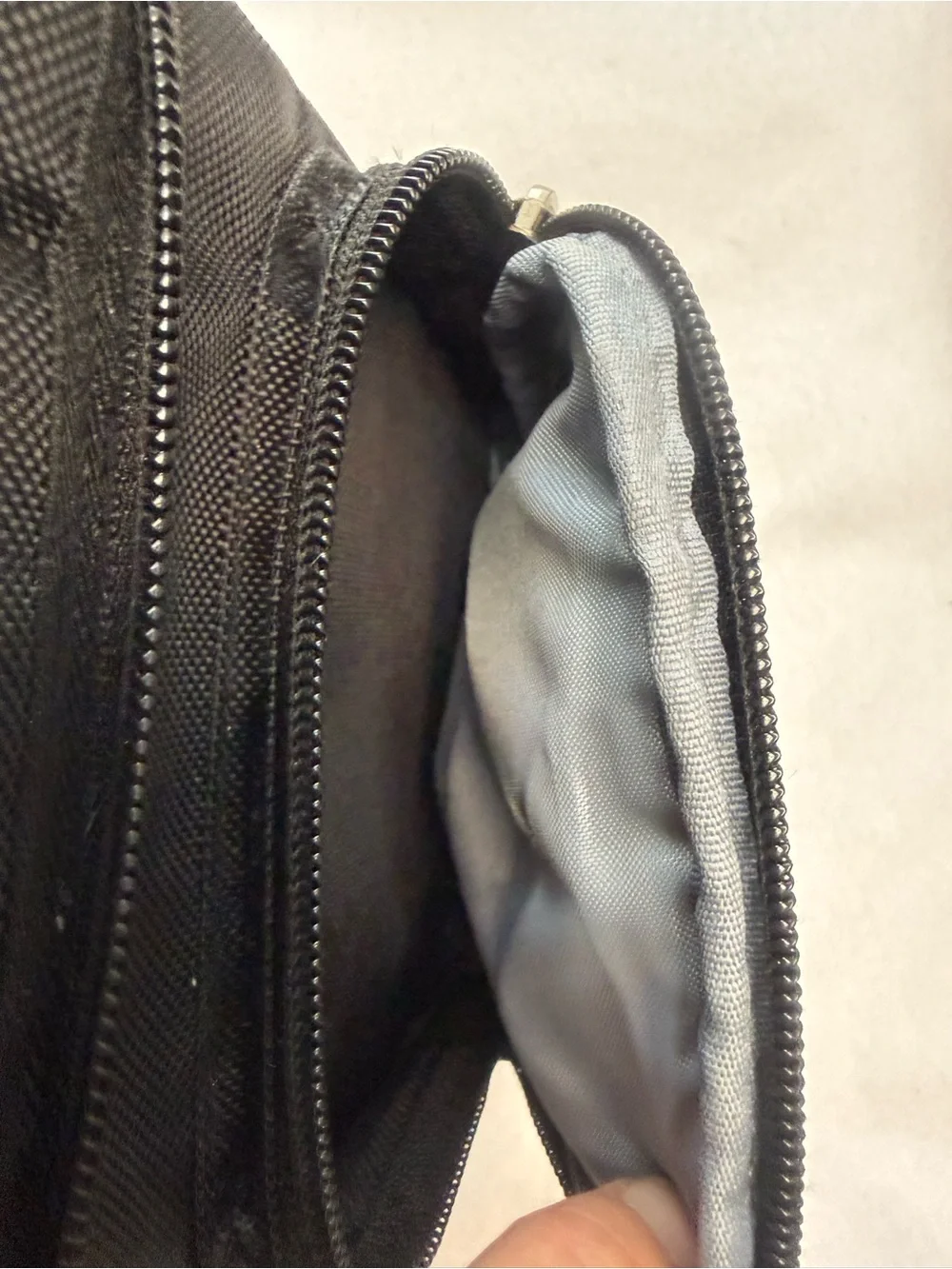 Men's Black & Blue Messenger Camera Bag